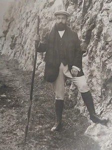 1914 ALPINISMO MONTAÑISMO FOTOGRAFIA F DE LAS HERAS JACA SPAIN DORSO POSTAL - Imagen 1 de 3