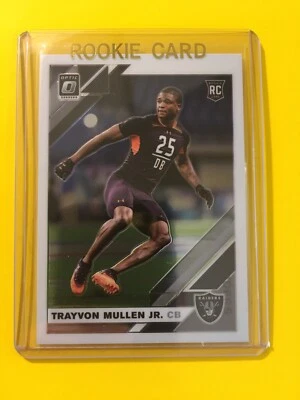 🔥🔥2019 OPTIC TRAYVON MULLEN Jr. ROOKIE Base RC #119 Oakland Raiders - Image 1 of 2