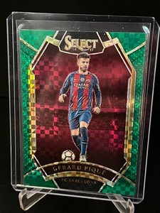 2016-17 Panini Select Field Level Green Prizm /5 Gerard Pique #229