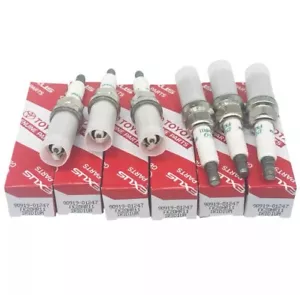 ✅ 6Pcs OEM Toyota Lexus Denso Iridium Spark Plugs FK20HR11 90919-01247 07-15 - Picture 1 of 9