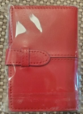 Mini cuaderno y bolígrafo BAEKGAARD Vera Bradley de cuero sintético, cereza/ciruela, ¡nuevo con etiquetas! Foto 1 de 3