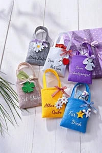 96 Geldgeschenke Filztaschen Händler Sonderposten Restposten Werbegeschenke - Bild 1 von 3
