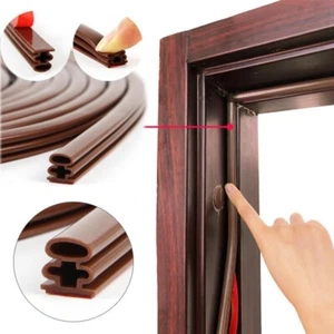 6M Silicone Rubber Sealing Strip Self-adhesive Sealed Slot for Security Doors UK - Picture 1 of 9