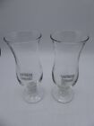 SOUTHERN COMFORT 8 INCH HURRICANE GLASSES EX CONDITION BAR PARTY