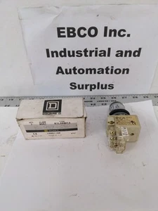 SQUARE D 9001 K1L35GH13 PUSHBUTTON ILLUMINATED GREEN FULL GUARD GREEN 24V - Picture 1 of 12