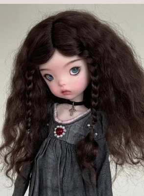 Boneca BJD conjunto completo de junta de resina/boneca nua olhos maquiagem facial presente menina Landoudou 1/6 - Imagem 1 de 4