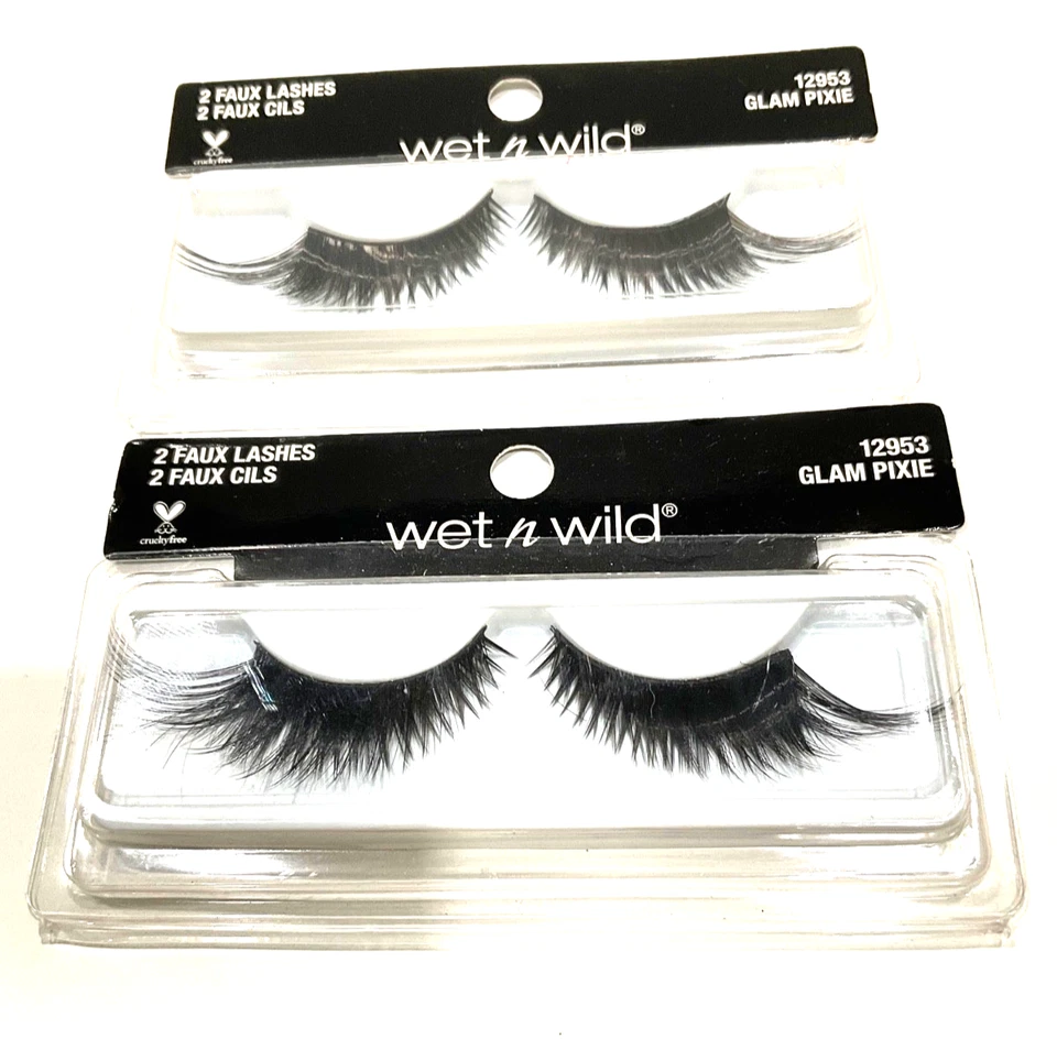 Lote de 2 pestañas de imitación de fantasía húmeda y salvaje Glam Pixie #12953 nuevas envío gratuito Foto 1 de 1