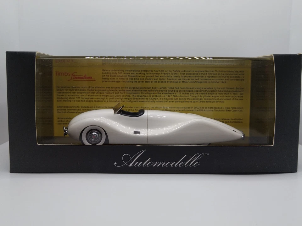 Automodello 1/43 Tribute Edition Norman E. Timbs Streamliner. 39/48. Wow Rare!  - Image 1 of 4