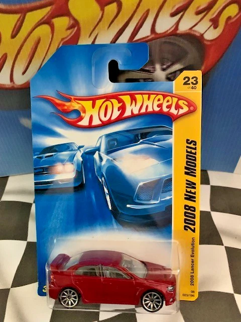 Hot Wheels 2008 FE New Models 23/40 023 Mitsubishi 2008 Lancer Evolution RED 10S - Image 1 of 1