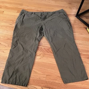 Women’s Plus Size 28 Y2K Olive Green Old Navy Pants #grunge - Picture 1 of 7