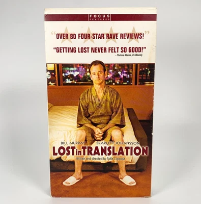 Lost in Translation (First Release, 2003 Focus, VHS) Sofia Coppola, Bill Murray - Image 1 of 4