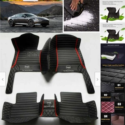 For Aston Martin DB9 Car Floor Mats Carpets Cargo Liners Custom All Weather - Image 1 of 4
