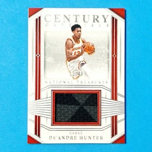 Panini NBA National Treasures 2023-24 CM-HUN De'Andre Hunter Game Patch 12/49 - Picture 1 of 2