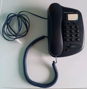 Corded Landline Telephone, Last Number Redial, Stores up to 10 numbers - Zdjęcie 1 z 6