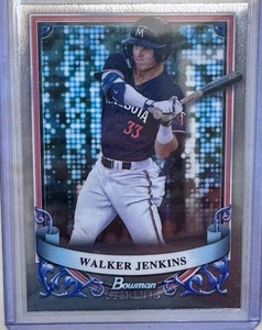 2024 Bowman Sterling Walker Jenkins #BSP-24 Minnesota Twins - Picture 1 of 2