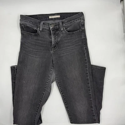 Женские узкие джинсы Levi Strauss 311 Shaping Skinny 28 серые хлопковая смесь узкие штанины - Изображение 1 из 4