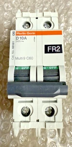 Merlin Gerin 60161 Circuit Breaker D10A 240V w/ 6 month warranty - Picture 1 of 3