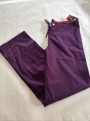 Dickies Unisex Drawstring Size Small Tall Pant 83006T EGWZ Eggplant Purple NWT - Image 1 of 4
