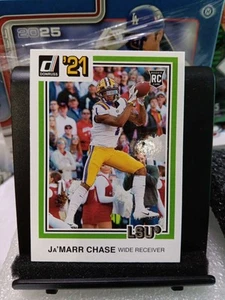 2021 Chronicles Draft Donruss Retro #1 RC Ja'Marr Chase Bengals Football Card - Picture 1 of 2