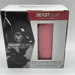 Beastgear Beast Grips Barbell/Dumbbell Pullup Bar Grips - Free Same Day Shipping - Picture 1 of 2