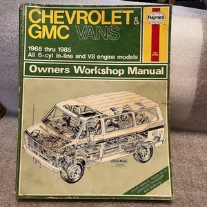 Manual de taller del propietario Haynes #345 Chevrolet y GMC Furgonetas 1968-1985 - Imagen 1 de 8