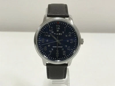 Timex TW2R85400 esfera azul reloj analógico de cuarzo para hombre de acero in... - Imagen 1 de 4