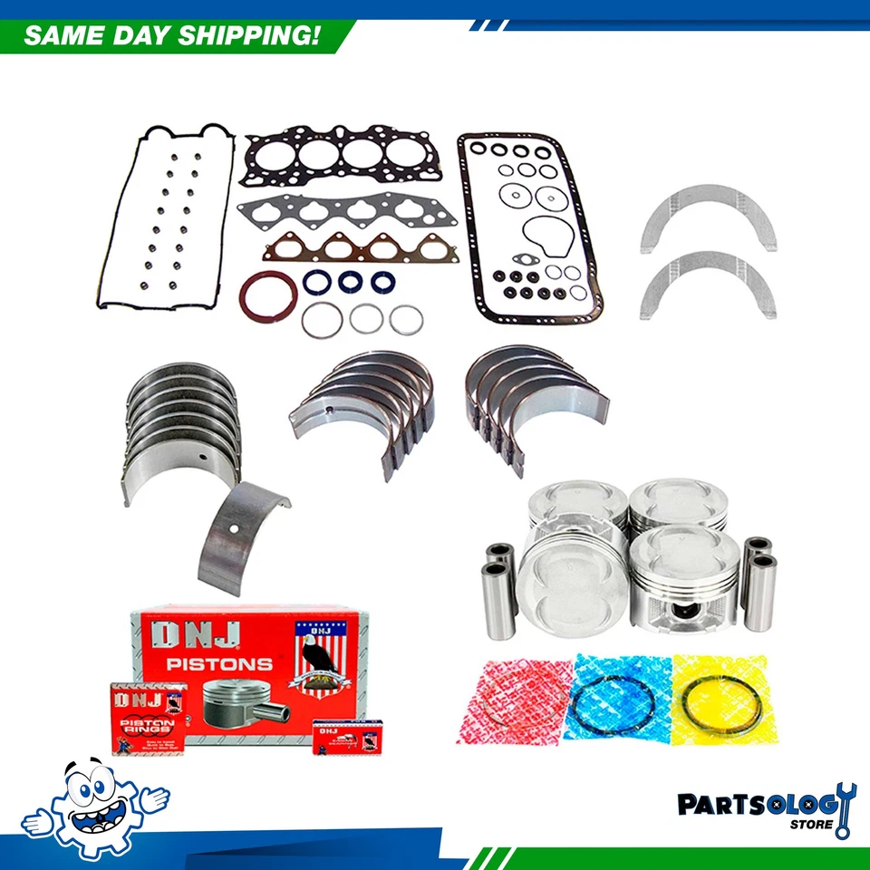 Kit de reconstrucción de motor DNJ EK213 para 96-01 Acura Integra 1,8 L L4 DOHC 16v B18B1 Foto 1 de 4