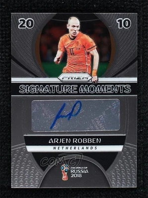 2018 Panini Prizm World Cup Signature Moments Arjen Robben #SM-ARO Auto - Image 1 of 2