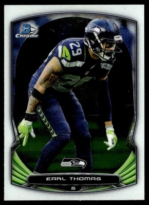 2014 Bowman Chrome Earl Thomas Seattle Seahawks #63 - Image 1 of 2