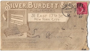 all over Silver, Burdett & Co ad, NYC, 1893 - Picture 1 of 1