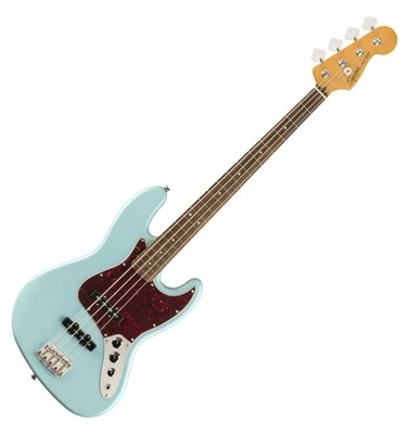 Fender Squier Classic Vibe '60s Jazz Bass LRL Daphne Blue Pappel Ahorn Lorbeer - Bild 1 von 4
