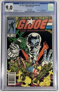 GI Joe A Real American Hero #22 CGC 9.0 Duke Roadblock Newsstand Marvel 1984 WP - Picture 1 of 7