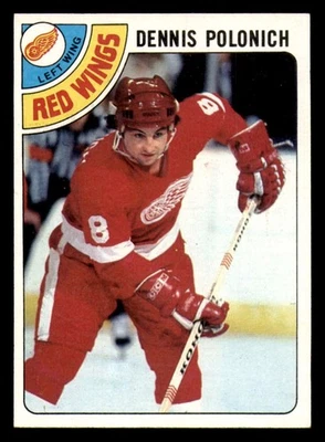 1978-79 Topps #106 Dennis Polonich Near Mint+ Red Wings    ID:366484 - Image 1 of 2
