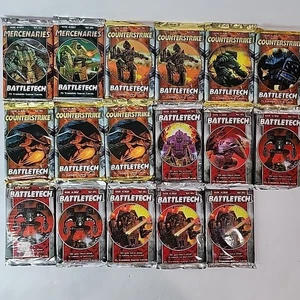 Battletech 1996 17x Counterstrike Mercenaries paquetes de refuerzo WOC 6302 6306 6307 - Imagen 1 de 7