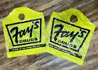 Vintage Fay’s Drugs Drugstore Plastic Bag 1980’s-1990’s Yellow