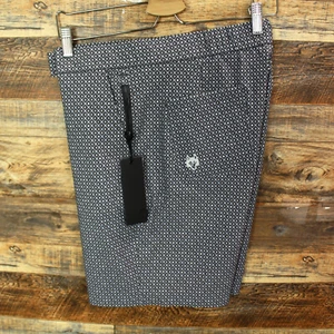 Greyson Golf Hybrid Swim Shorts Size 32 New Mens Grey Flat Front Zip Stretch - Picture 1 of 13