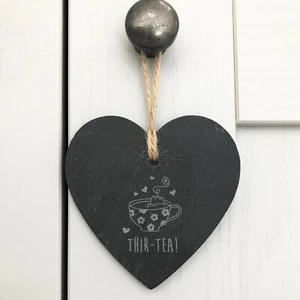 Pizarra Colgante Corazón Decoración THIR-TEA Diseño 30 Cumpleaños Regalo Hermana - Imagen 1 de 22