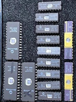 14 ERASABLE PIC PIC16C63/JW PIC16C54/JW PIC16C56/JW PIC16C57JW SEE PHOTOS B14 - Image 1 of 4