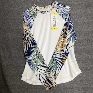 Hurley Rashguard Damen SMALL Swim Stretch Strand UPF 50+ Langarm NEU - Bild 1 von 8