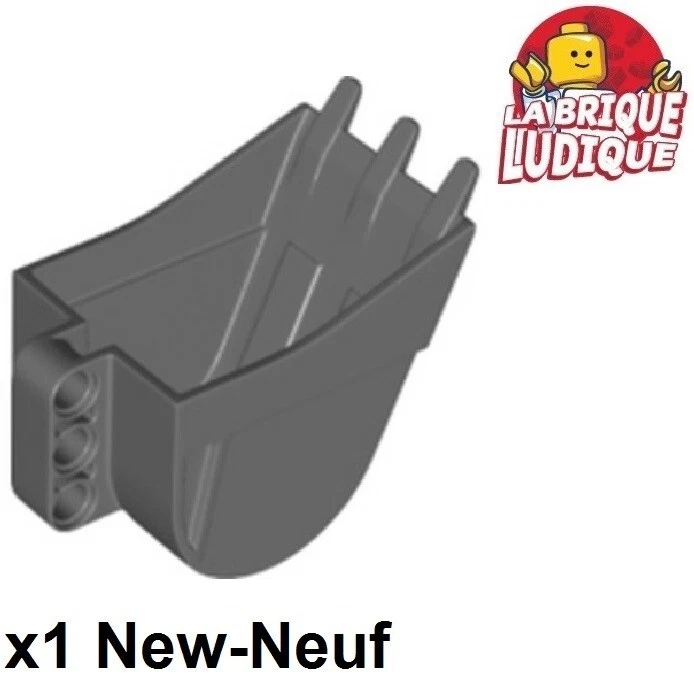 Lego Technic 1X Cubo De Excavadora 4X7 Gris Oscuro 24120 NUEVO - Imagen 1 de 1