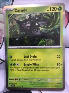 Zarude - Reverse Holo Rare - Surging Sparks 011/191 Pokemon TCG Card NM - Picture 1 of 2
