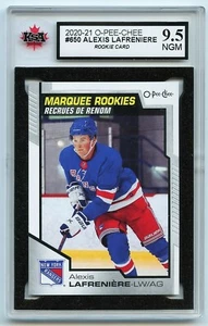 2020-21 OPC MARQUEE ROOKIES #650 ALEXIS LAFRENIERE RC GRADED 9.5 NGM (2021-632) - Imagen 1 de 5
