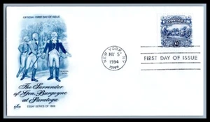 US FDC # 2590 $1 Surrender of Gen. Burgoyne ArtCraft 1994, 0a239 - Picture 1 of 1