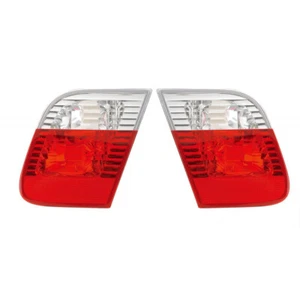 For 2002-2005 BMW 325i Back Up/Tail Light Driver & Passenger Pair White - Picture 1 of 5