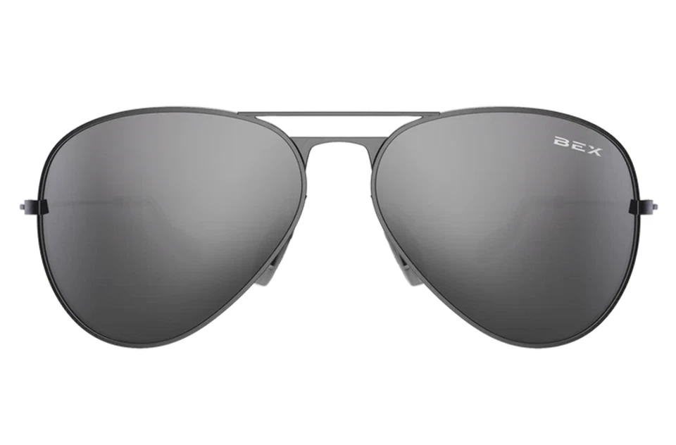 Óculos de sol BEX - WESLEY (prata escovada/cinza/prata) WBSGS - Imagem 1 de 1