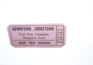 Two Antique Shopping Coupons Downtown Johnstown PA - Picture 1 of 2