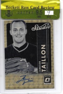 2017 Donruss Optic JAMESON TAILLON GOLD VINYL AUTO SUPEFRACTOR #1/1 BGS 9.5 GEM!