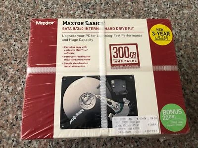 Maxtor Basics 7200RPM 16MB Cache SATA II 300GB Internal Hard Drive - Image 1 of 3