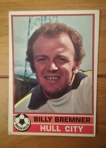 Topps Red Back Football Cards 1977 #296 - Billy Bremner - Hull City