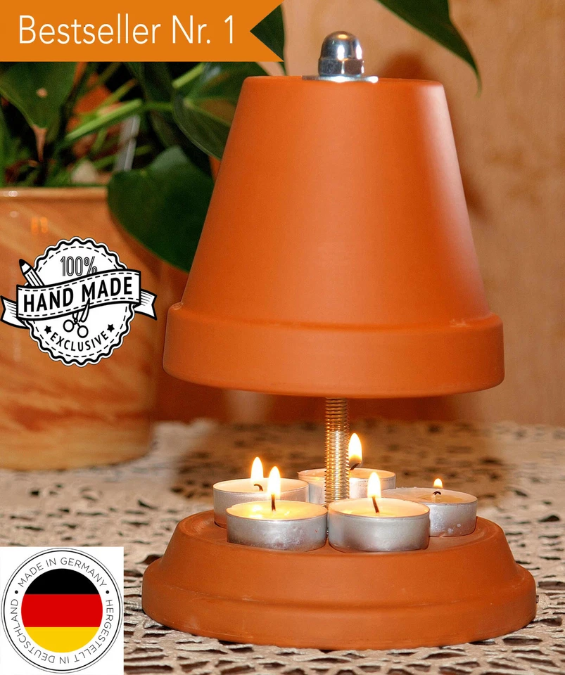 Bonn Design Teelichtofen - Terrakotta